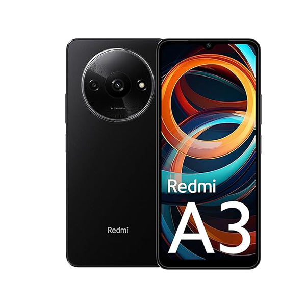Buy Redmi A3 6 GB RAM 128 GB Midnight Black Mobile Phone - Vasanth and Co